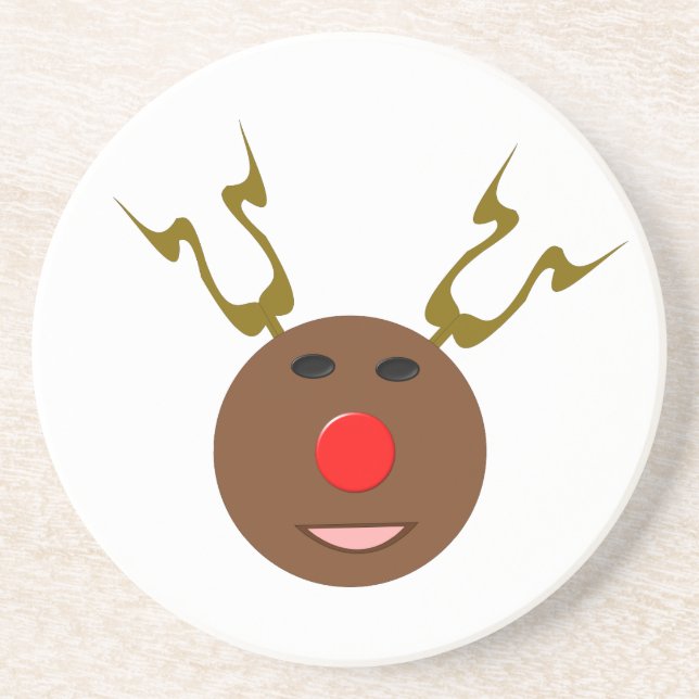 Cyber jul Reindeer Underlägg (Framsidan)