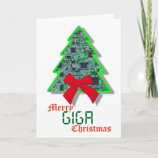 Cyber julkort helgkort (Framsida)