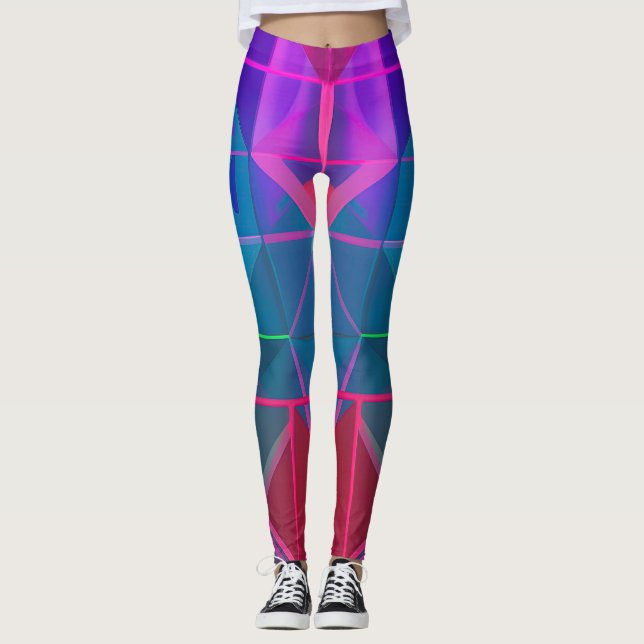 Cyber Lattice: A Spectrum of Light Leggings (Framsida)