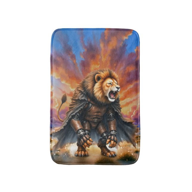 Cyber Lion of the Wastelands  Badrumsmatta (Framsidan (Vertikal))