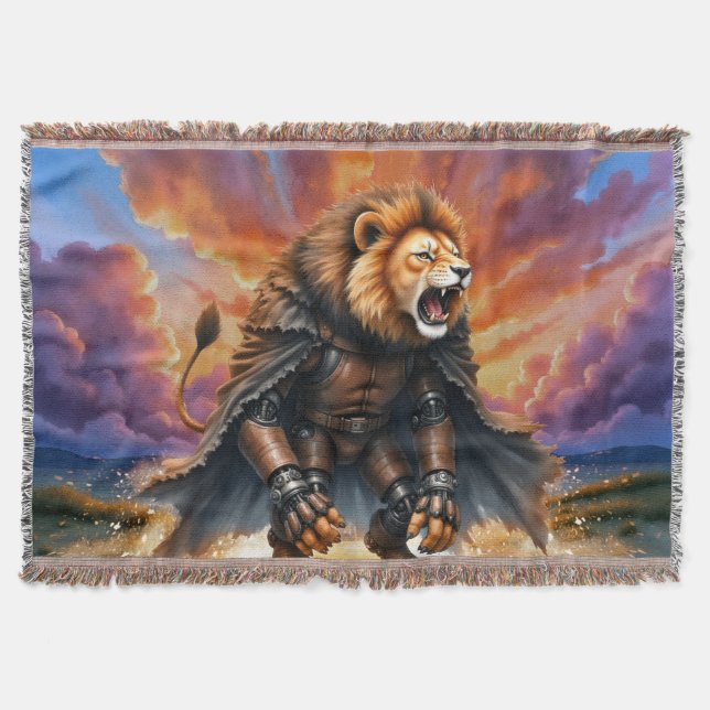 Cyber Lion of the Wastelands  Filt (Framsidan)