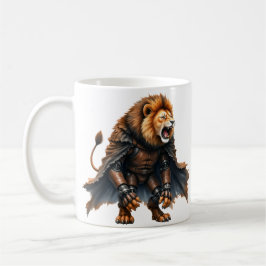 Cyber Lion of the Wastelands  Kaffemugg