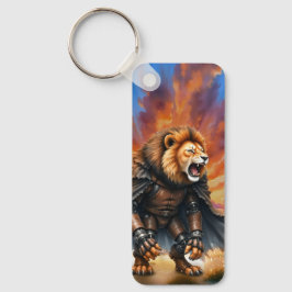 Cyber Lion of the Wastelands  Nyckelring