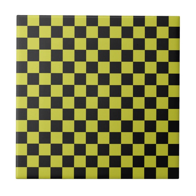 Cyber lyme checkerboard pattern kakelplatta (Framsidan)