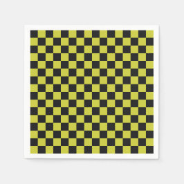 Cyber lyme checkerboard pattern pappersservett