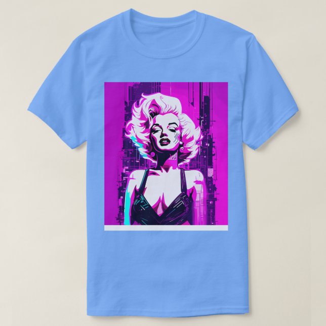 Cyber Marilyn T Shirt (Design framsida)