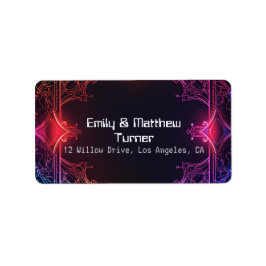 Cyber-Medieval Fusion Bröllop Adressetikett