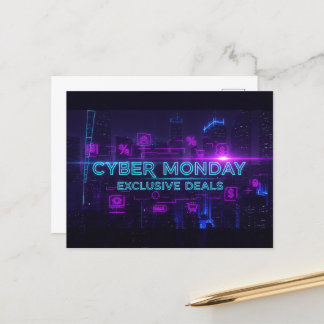 Cyber Monday Vykort