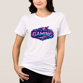 Cyber Neon Pro Gamer - Futuristic Esports Gaming I T Shirt