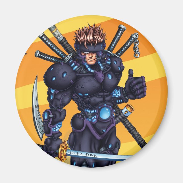 Cyber Ninja Magnet (Framsidan)