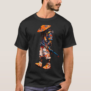 Cyber Ninja Palettkniv Neon Orange T Shirt