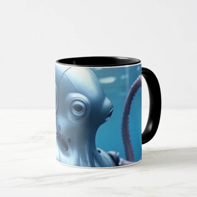 Cyber Octopus combo mug Mugg (Framsida höger)