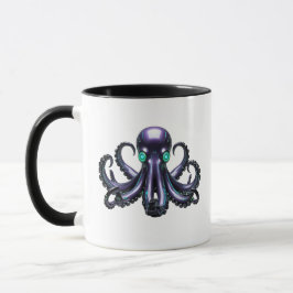 Cyber Octopus - Futuristiska Sea Creature Mugg