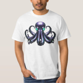 Cyber Octopus - Futuristiska Sea Creature T Shirt