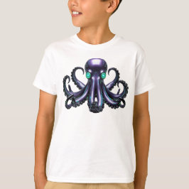 Cyber Octopus - Futuristiska Sea Creature T Shirt