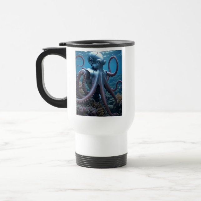 Cyber Octopus höger hand, vit resemugg (Vänster)