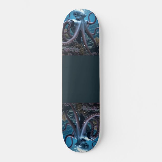 Cyber Octopus skateboard (Framsida)