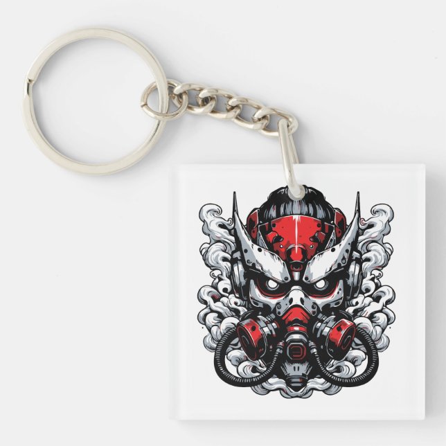 Cyber Oni: Rök Krigarmask (Framsidan)