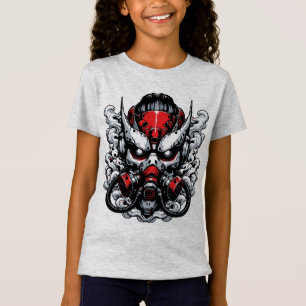 Cyber Oni: Rökkrigarmask T Shirt