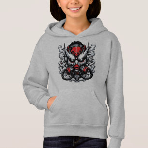 Cyber Oni: Rökkrigarmask T Shirt