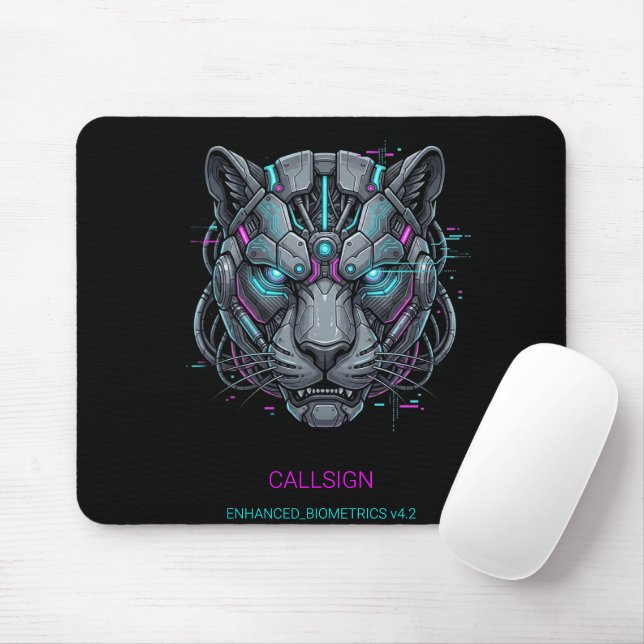Cyber Panther Spelmatta Musmatta (Med mus)