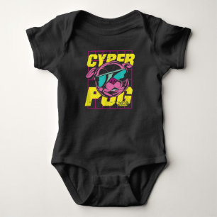 Cyber Pug   Coola Pug Hund T Shirt