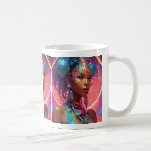 Cyber Queen Kaffemugg (Höger)