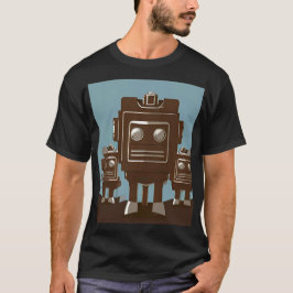 Cyber Radio Rodeo Patrol Ken Gage Sci-Fi T Shirt