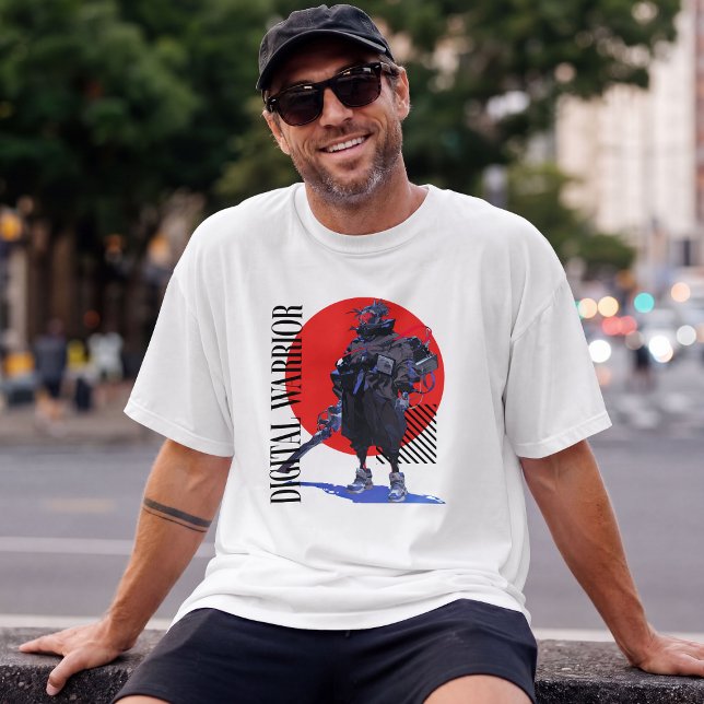 Cyber Ronin Vanguard Krigare T Shirt (Skapare uppladdad)