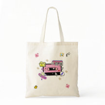 Cyber Rosa Kassettbandstaska