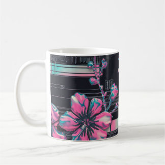 Cyber Sakura Skyline Kaffemugg