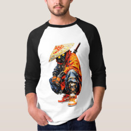 Cyber Samurai Palettkniv Orange T Shirt