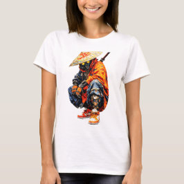 Cyber Samurai Palettkniv Orange T Shirt