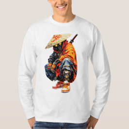 Cyber Samurai Palettkniv Orange T Shirt