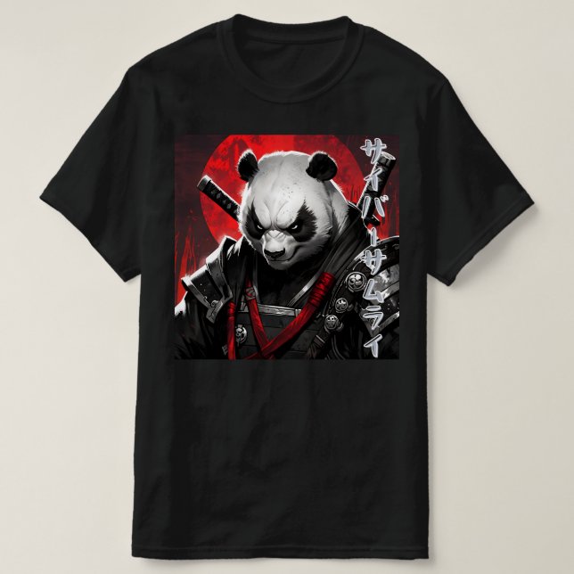 "Cyber ​ ​ Samurai" T Shirt (Design framsida)