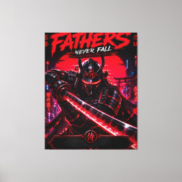 Cyber Samuraj Fader Canvas Väggkonst