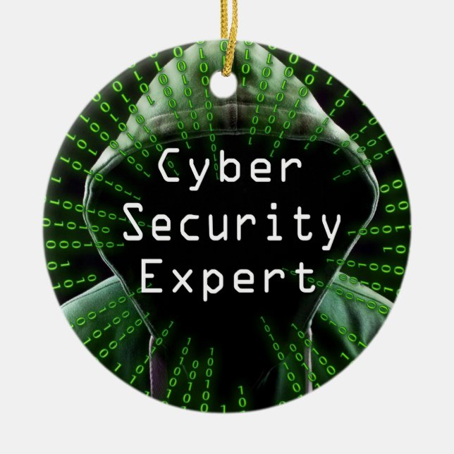 Cyber Security Business Expert Julgransprydnad Keramik (Framsidan)
