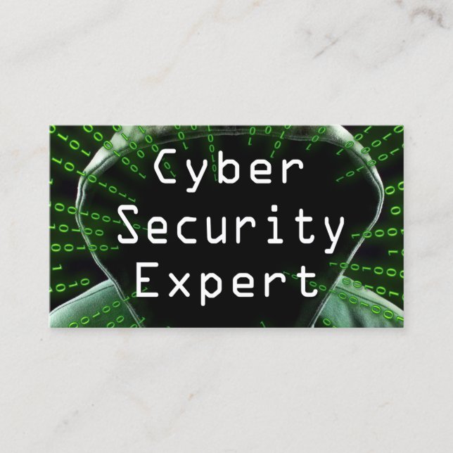 Cyber Security Business Expert Visitkort (Framsida)
