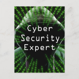 Cyber Security Business Expert Vykort