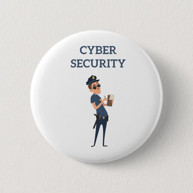 Cyber Security: Coola Cop on Patrol Knapp (Framsida)