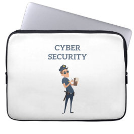 Cyber Security: Coola Cop on Patrol Laptop Fodral
