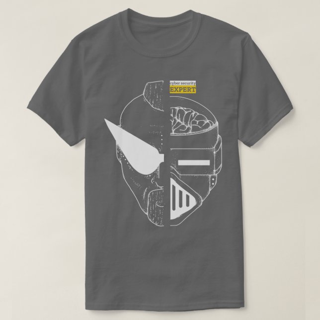 Cyber Security Expert Cyberpunk T Shirt (Design framsida)