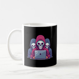 Cyber Security Expert för vit hacker och cyber W Kaffemugg