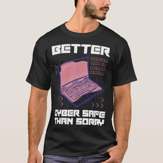 Cyber Security Expert I computer engineer for ethi T Shirt (Framsida)