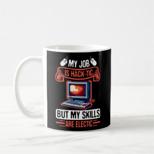 Cyber Security Hacker and Cyber Security Professio Kaffemugg