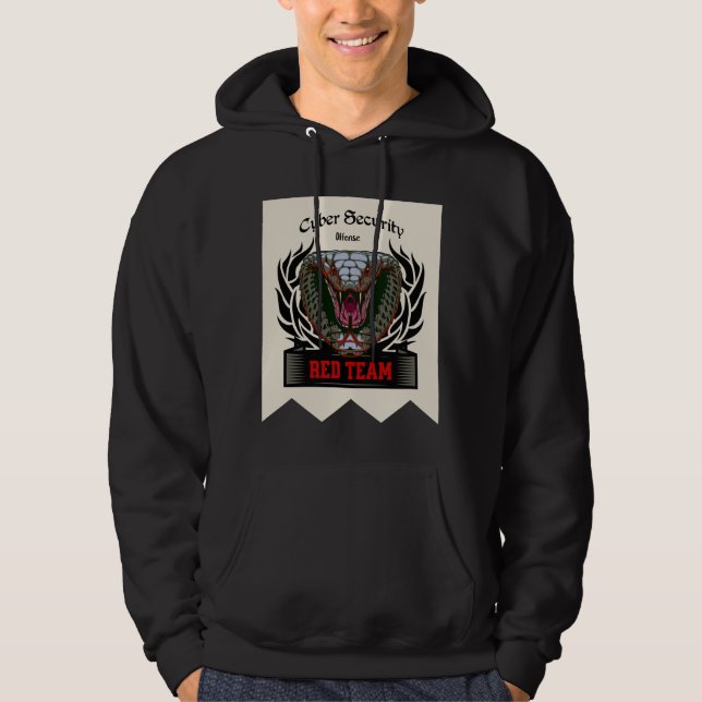 Cyber Security Red Team Cobra Strejka Hoodie (Framsida)