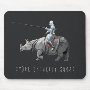 Cyber Security Squad armeringssköld knight rhino Musmatta