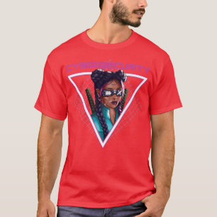 Cyber Security Warrior Samurai Katana Ninja Gamer  T Shirt