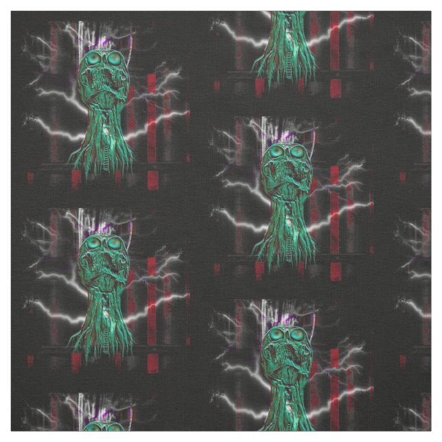 Cyber Skräm Döskallars Goth-tyg Tyg (Provkarta)