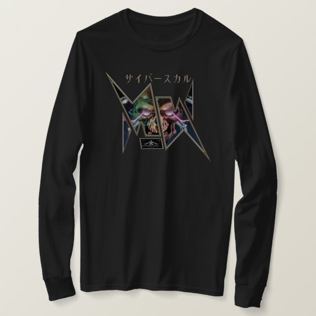 Cyber Skull ÆX-1 (サイバースカル) -> Cyber Skull ÆX-1 (Cy T Shirt (Design framsida)
